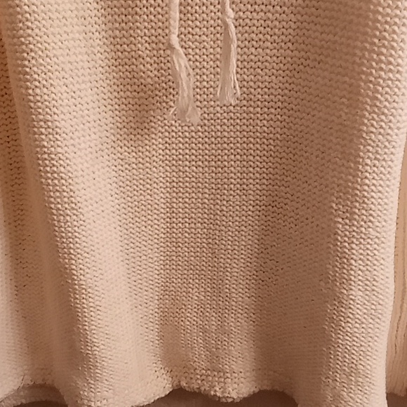 NEW J. Jill Boho Hippie Winter Fall Sz L Long Sleeves Cream Color Sweater C26 P - Picture 6 of 13